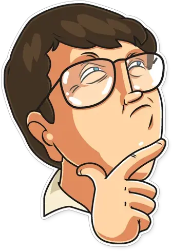  Telegram Sticker Png Bill Gates Transparent