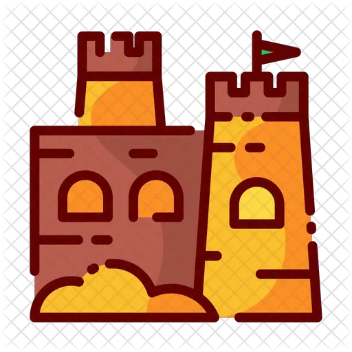  Sand Castle Icon Clip Art Png Sand Castle Png