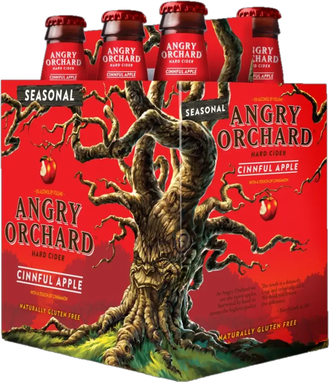  Orchard Releases New Cinnamon Cider Angry Orchard Cinnful Apple Png Angry Orchard Logo