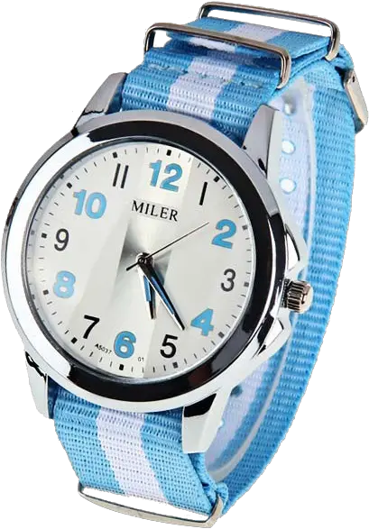  Brand Miler Nylon Watch Band Argentina Flag Strap Summer Analog Watch Png Argentina Flag Png