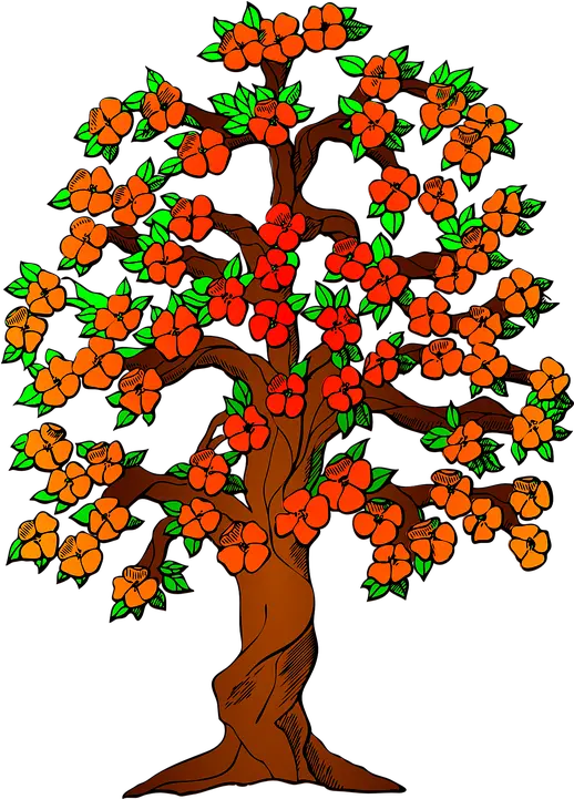  Autumn Fall Tree Free Vector Graphic On Pixabay Tree Clip Art Png Fall Tree Png