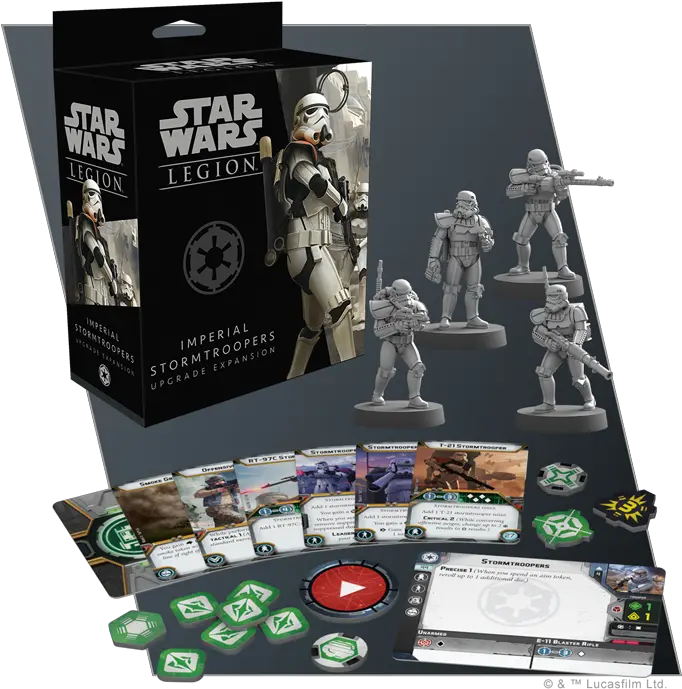  Enhanced Infantry Fantasy Flight Games Star Wars Legion Imperial Stormtroopers Upgrade Expansion Png Stormtrooper Icon