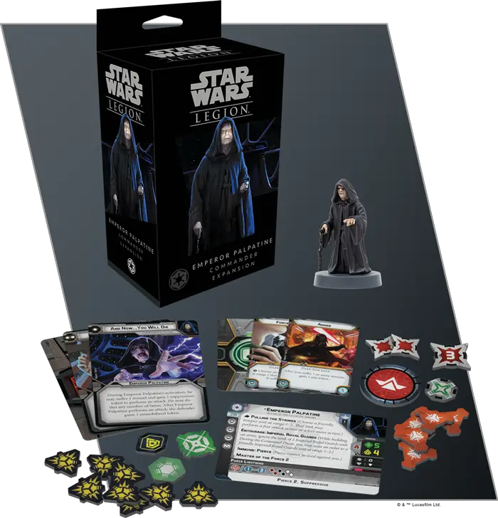  Emperor Palpatine Commander Expansion Star Wars Legion General Veers Png Emperor Palpatine Png