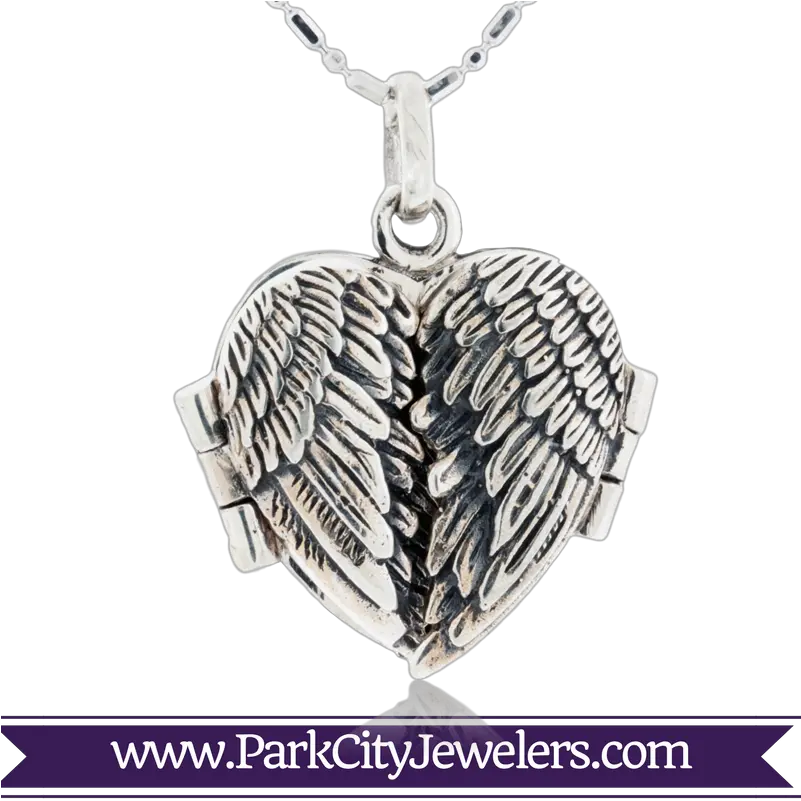  Heart With Wings Png Angel Wing Locket 1591357 Png Mens Forrert Wedding Band Angel Wing Png