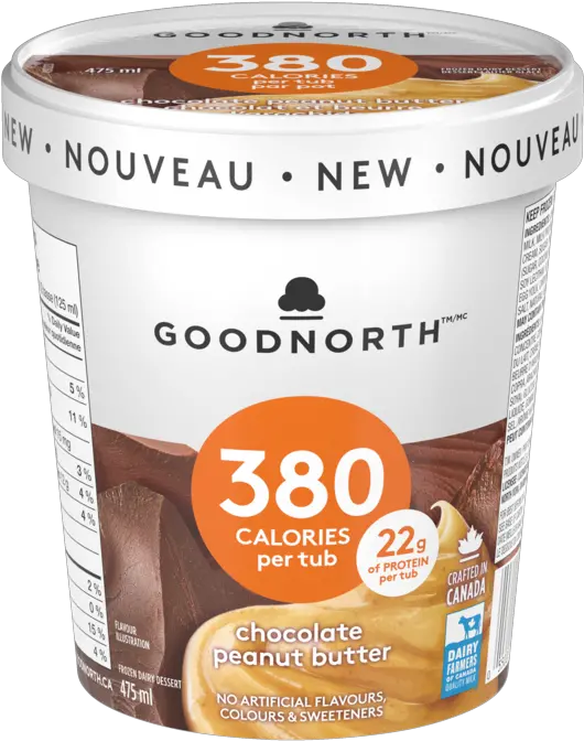  Goodnorth Chocolate Peanut Butter Nestlé Canada Peanut Butter Flavoured Chocolate Png Peanut Butter Transparent