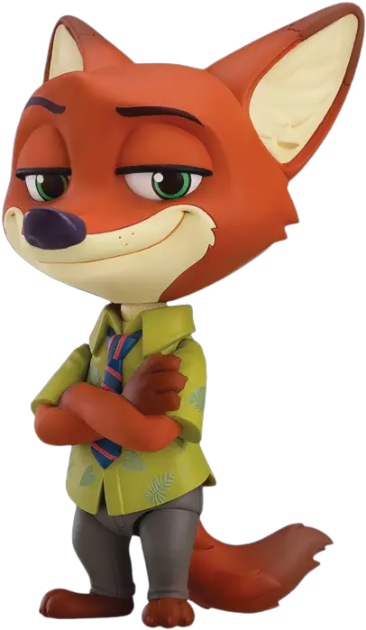  Zootopia Nick Wilde 4u201d Nendoroid Action Figure Nick Wilde Nendoroid Png Nick Wilde Png