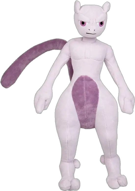  I Made The Mewtwo Plush Into A Transparent Png Pokemon Detective Pikachu Mewtwo Plush Mewtwo Png