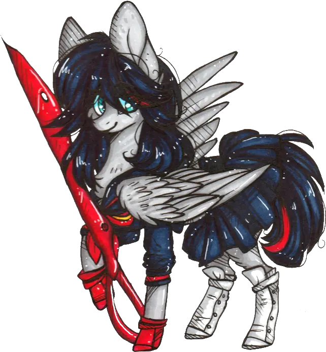  Download D Dyee Kill La Kill Ponified Ryuko Matoi Safe Cartoon Png Ryuko Matoi Png