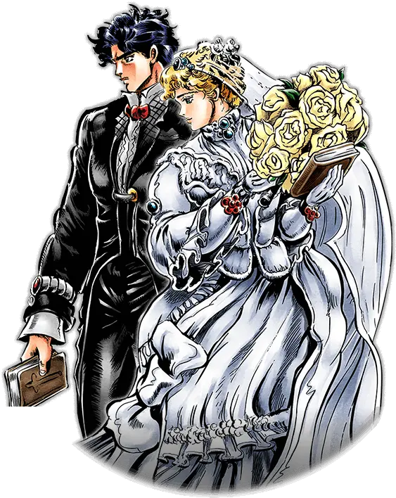  Ssr Jonathan And Erina Wedding Jojoss Wiki Jonathan And Erina Png Wedding Png