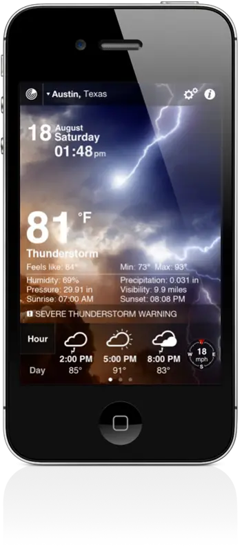  Weather Live For Ios Is All You Could Want From A Iphone 4 Png Weather App Icon