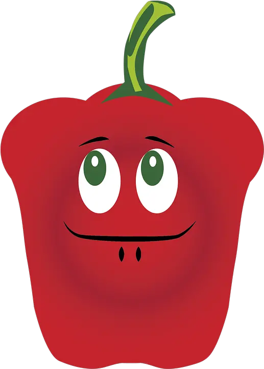  Clipart Vegetables Bell Pepper Cartoon Red Fruit And Vegetable Png Bell Pepper Png