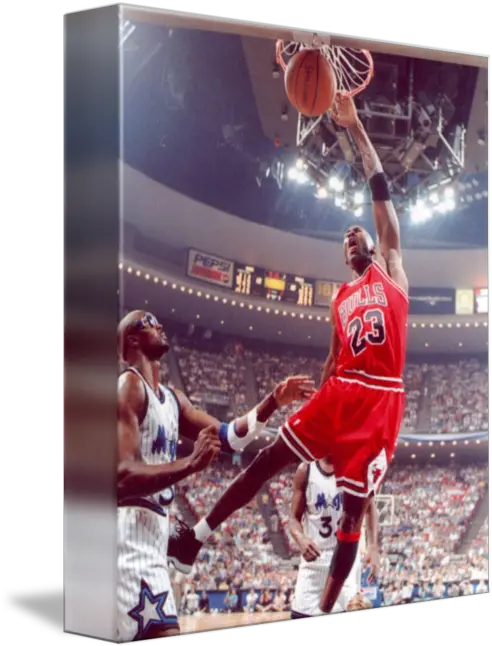  Michael Jordan Dunks With Left Hand By Retro Images Archive Michael Jordan Png Michael Jordan Transparent