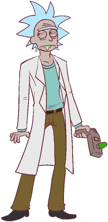  Sticker Rick And Morty Transparent Rick Y Morty Png Gif Rick And Morty Transparent