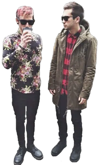  Download Hd Twenty One Pilots Joshua Dun Tyler Joseph Josh Dun Png Tyler Joseph Png