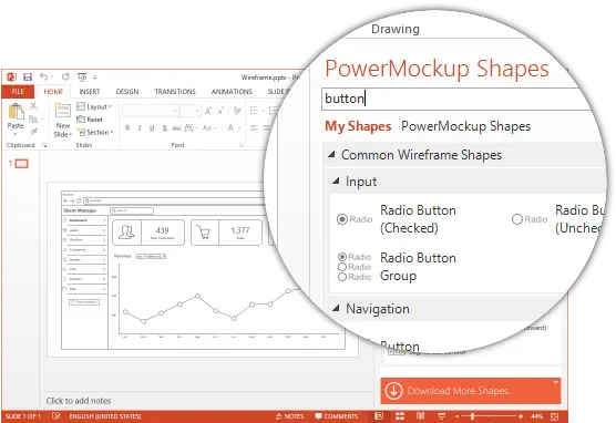  Powerpoint Wireframe And Prototyping Tool Powermockup Vertical Png Powerpoint Desktop Icon