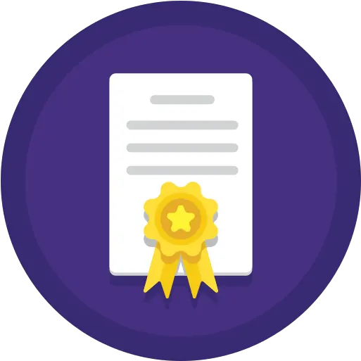  Certificate Free Education Icons Invoice Circle Icon Png Diploma Icon