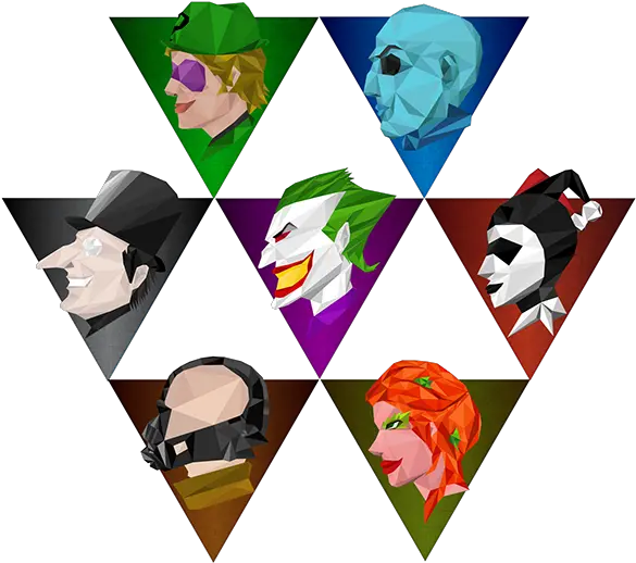  Batman Villains Iconography 2013 Batman Villains Transparent Png Batman Logo Icon