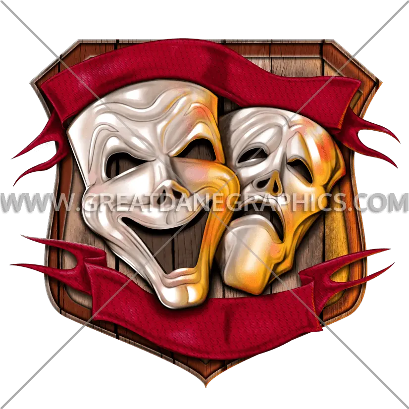  Theater Drama Masks Production Ready Artwork For T Shirt Drama Mask Png Drama Masks Png