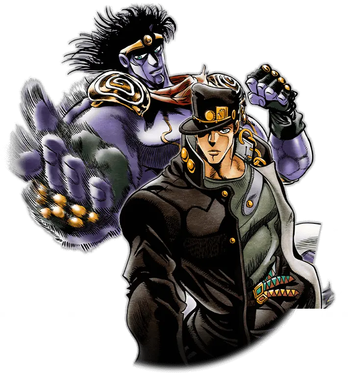  Jotaro Kujo Star Platinum Jotaro Kujo Pose Png Jotaro Kujo Png