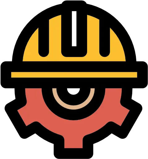  Helmet Gear Cogwheel Construction Worker Icon Icone Engenheira Png Construction Hat Icon