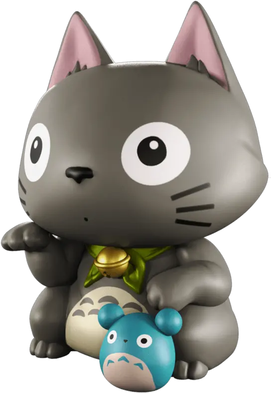  Toshi Neko Nekoro By Clogtwo X Mighty Jaxx Totoro U2013 The Toy Munny Designs Png Totoro Png