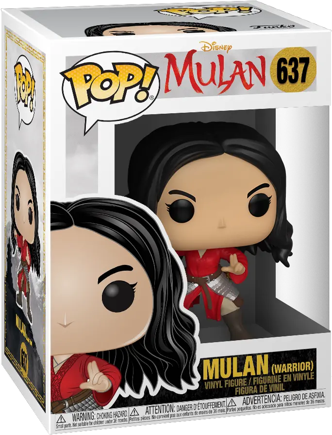  Funko Pop Disney Mulan Live Warrior Mulan Walmartcom Funko Pop Mulan Warrior Png Mulan Png