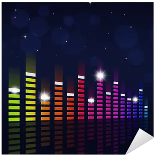  Sticker Multicolor Music Equalizer Equalization Png Music Icon Wallpaper