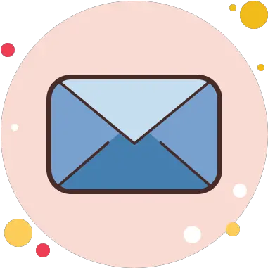  Mail Icon In Circle Bubbles Style Discord Icon Aesthetic Png Email In Circle Icon Vector