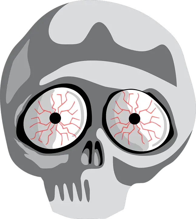  Download Bone Dead Human Skeleton Skull Eyes Skulls Clipart Bloodshot Eyes Png Human Eyes Png