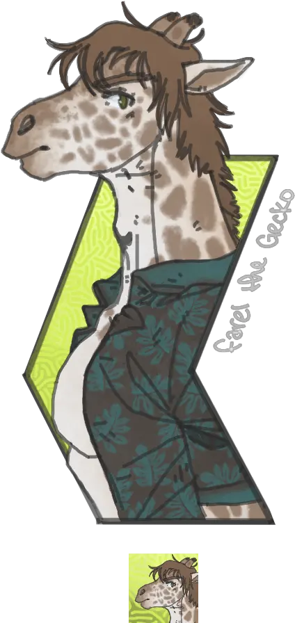  Decisive Desire Patreon Reward Badge U2014 Weasyl Giraffe Png Patreon Png