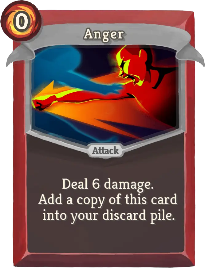  Anger Slay The Spire Cards Png Anger Png