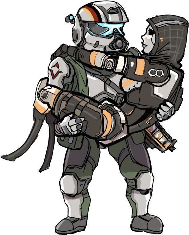  5yawaba Titanfall 2 Ash Fanart Full Size Png Download Titanfall 2 Female Pilot Titanfall Png