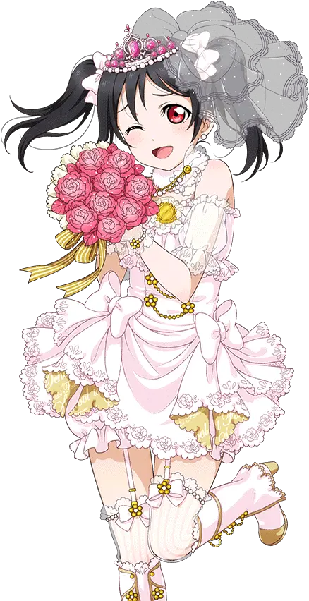  Nico Yazawa Kostum Wedding Love Live Nico Png Nico Yazawa Png