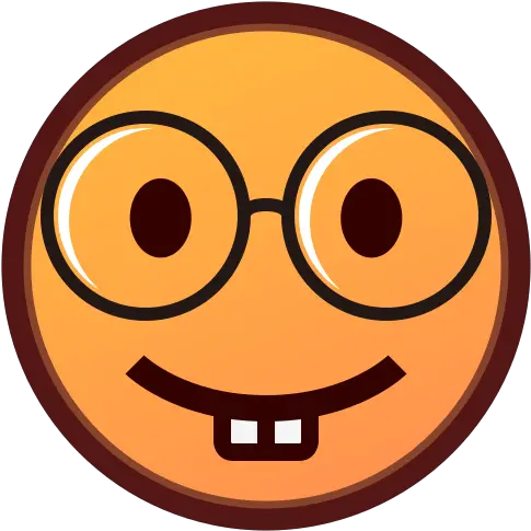  Nerd Face Id 12235 Emojicouk Smiley Face Nerd Png Face Id Icon