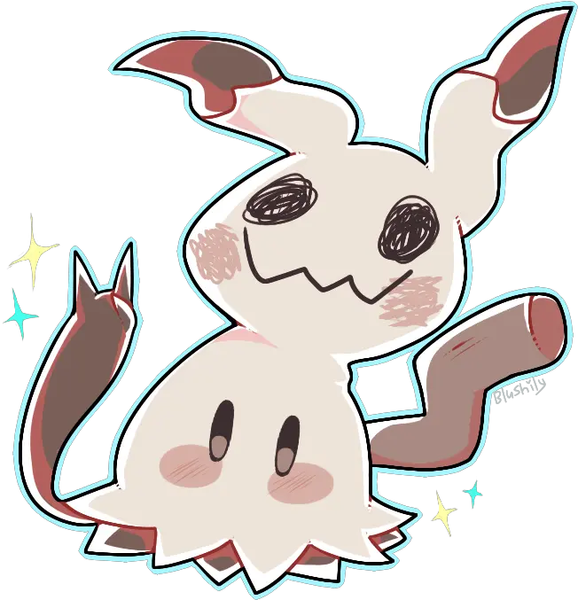  Bewear Mimikyu Tumblr Cartoons Anime Pinterest Sticker Cute Mimikyu Sticker Png Mimikyu Png