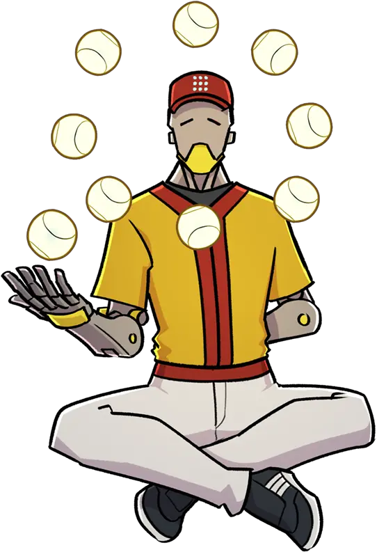  Nancy Teeple Khrysm Zenyatta Baseball Skin Transparent Png Zenyatta Png