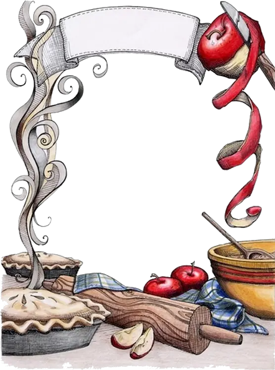  Download Cuisine Apple Food Cooking Recipe French Kitchen Hq Food Frames And Borders Png Cooking Png