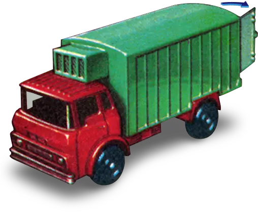  Refrigeration Truck With Open Door Icon 1960s Matchbox Camion Png Open Door Png