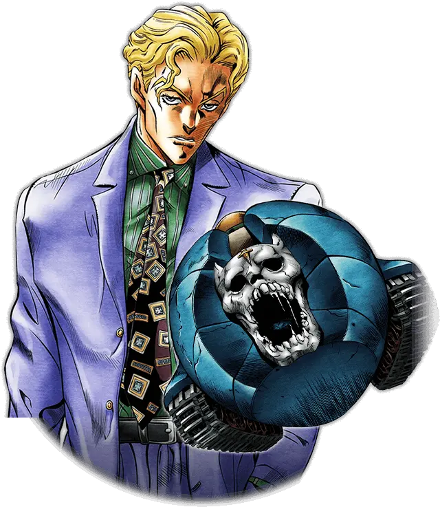  Yoshikage Kira Heart Attack Yoshikage Kira Sheer Heart Attack Png Killer Queen Png