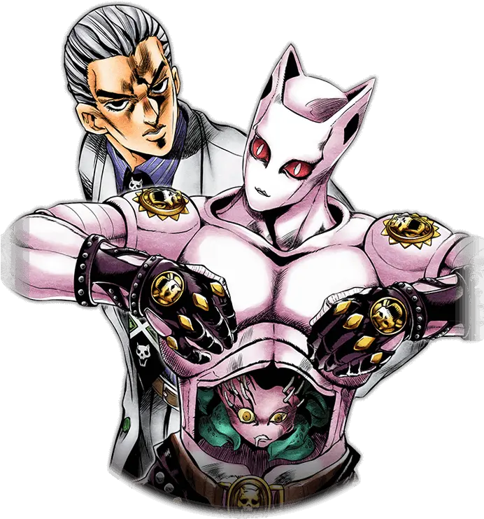  Toonami Mayjun19 Locked Up For The Crime Of Being Too Kira And Killer Queen Jojo Png Killer Queen Png