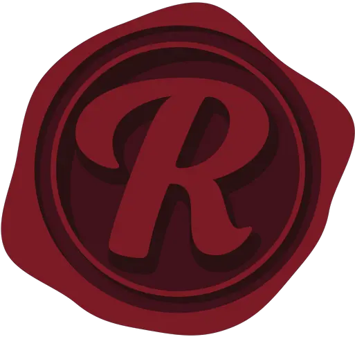  Wax Seal Letter R Icon Of Flat Style Available In Svg Png Language Letter R Png