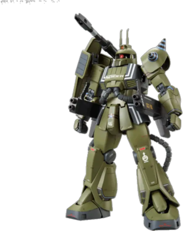  P Bandaimg 1100 Ms06k Zaku Cannonian Graden Custom P Bandai Zaku Cannon Png Gundam Png