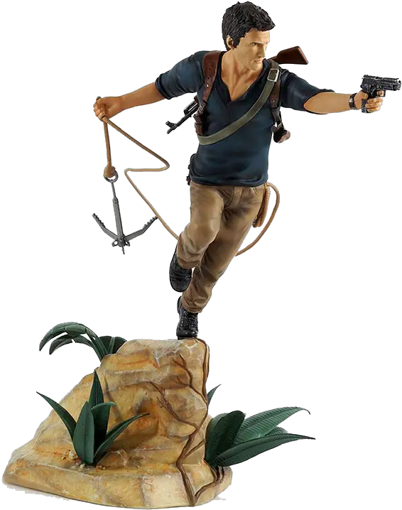  Uncharted 4 A Thiefu0027s End Nathan Drake Statue New Gaya Entertainment 1000g Bidorbuycoza Uncharted Nathan Drake Statue Png Nathan Drake Transparent