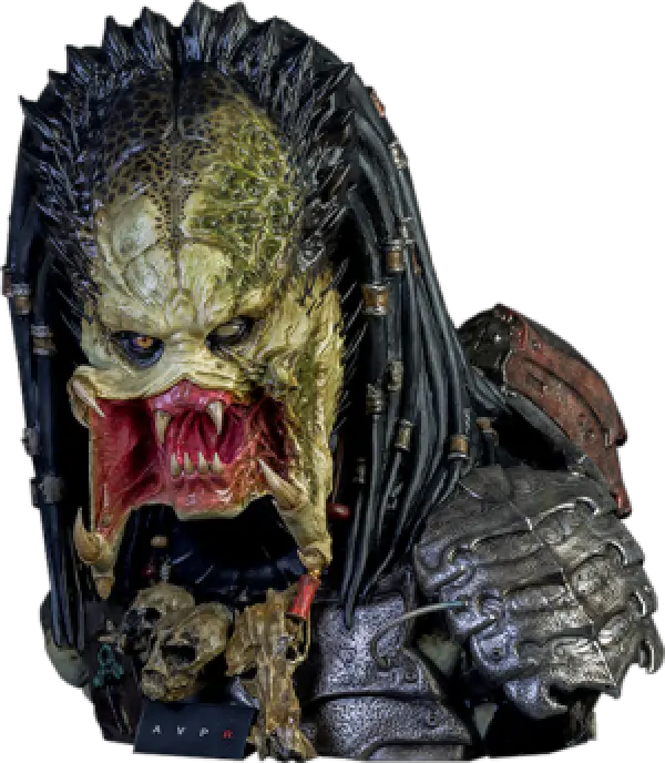  Aliens Vs Predator Requiem Wolf Life Size Bust By Wolf Predator Png Alien Vs Predator Logo