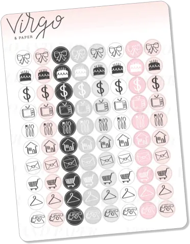  All Stickers U2013 Tagged Iconsu2013 Virgo And Paper Llc Dot Png Mini Icon