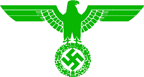  Green Nazi America Nazi Eagle Png Nazi Flag Png