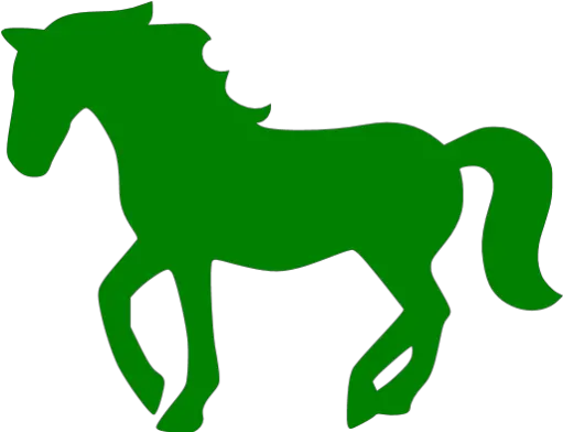  Green Horse 2 Icon Free Green Animal Icons Horse In Red Color Png Horse Transparent Png