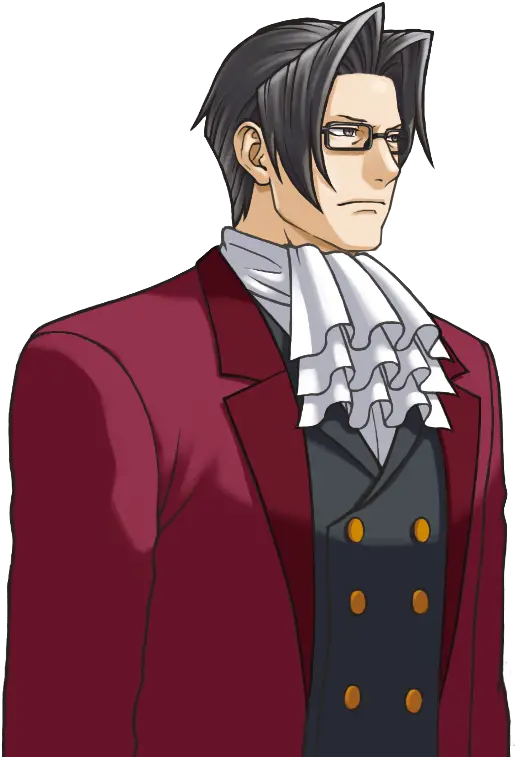  Commits Horny Jail Commitsj Twitter Miles Edgeworth Shaking Head Png Miles Edgeworth Icon