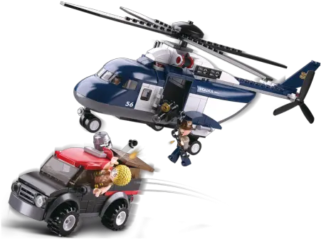  Sluban Big Police Helicopter Sluban Police Helicopter Png Police Helicopter Png