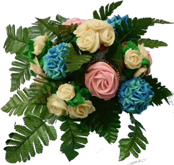  Cupcake Flower Bouquet U2013 Sugar Street Boutique Garden Roses Png Bouquet Png